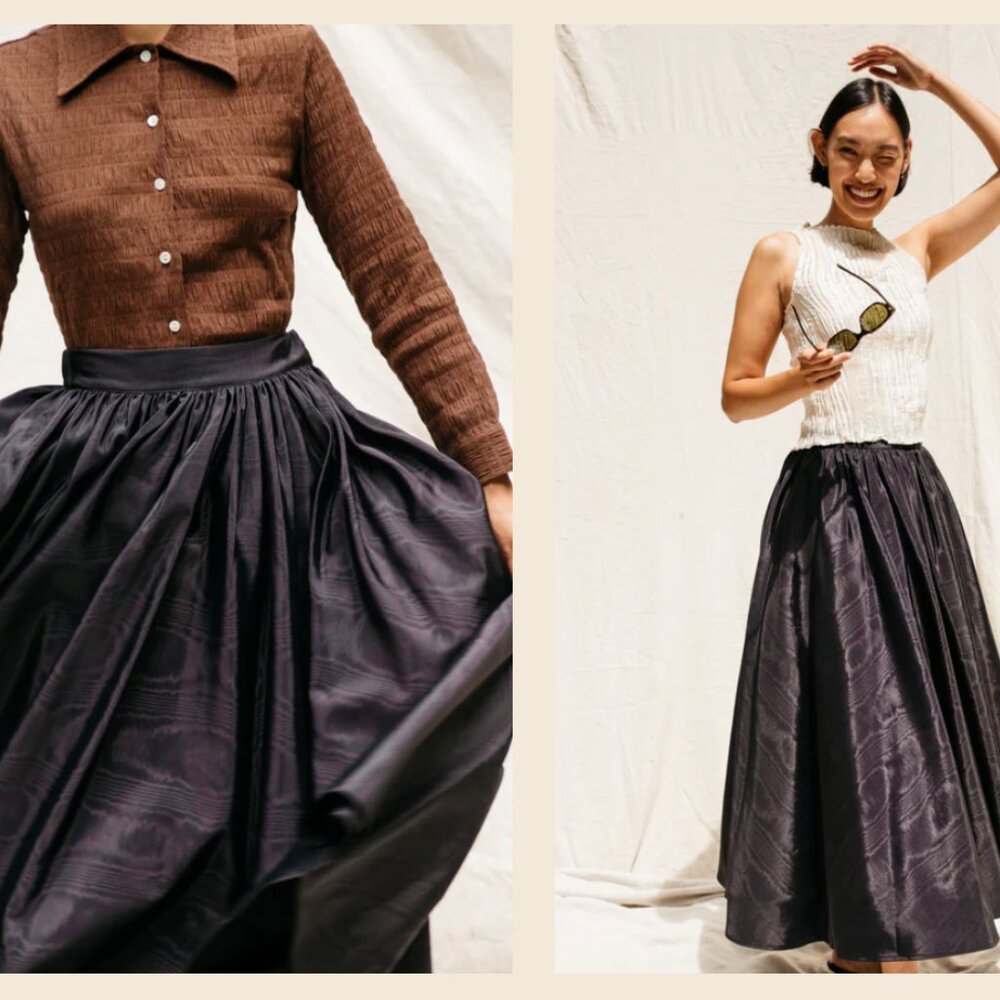 Brown Nikki Chasin skirt - Picture 3 of 4